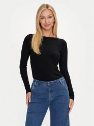 Marciano Guess Sweter 4YGR28 5613Z Czarny Regular Fit. Czarne swetry Marciano Guess, xxl, z aplikacjami, z wiskozy, bez ramiączek. Za 309.99 zł.