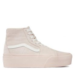 Tenisówki Vans. Brązowe trampki Vans, bez wzorów, bez zapięcia. Za 449.99 zł.
