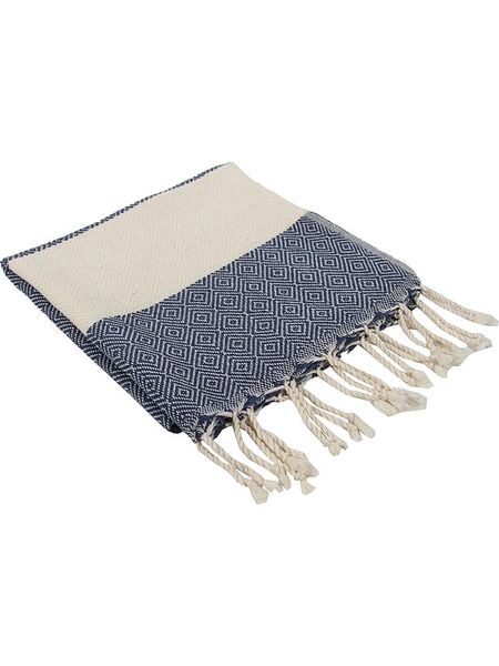 Samimi Chusta hammam w kolorze niebieskim - 45 x 90 cm rozmiar: onesize. Niebieskie chusty Samimi, bez wzorów, z bawełny. Za 56.95 zł.