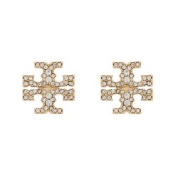 Kolczyki Tory Burch. Żółte kolczyki Tory Burch, złote. Za 544.99 zł.