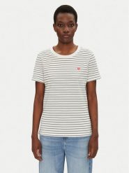 Fransa T-Shirt 20615521 Biały Regular Fit. Białe t-shirty Fransa, l, bez wzorów, z bawełny, bez kołnierzyka, bez ramiączek. Za 79.99 zł.