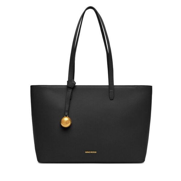 Torebka GINO ROSSI. Czarne torebki klasyczne Gino Rossi, bez wzorów, klasyczne, bez dodatków. Za 279.99 zł.