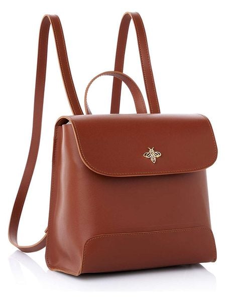 Lucky Bees Plecak "Marilyn" w kolorze jasnobrązowym - 21 x 21 x 11 cm rozmiar: onesize. Brązowe plecaki Lucky Bees, bez wzorów, z materiału, bez dodatków. Za 100.28 zł.