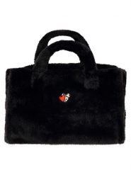 Zwillingsherz Shopper bag "Heart Leo" w kolorze czarnym - 50 x 35 cm rozmiar: onesize. Czarne shopper bag Zwillingsherz, bez wzorów, z materiału, na ramię, bez dodatków. Za 139.95 zł.