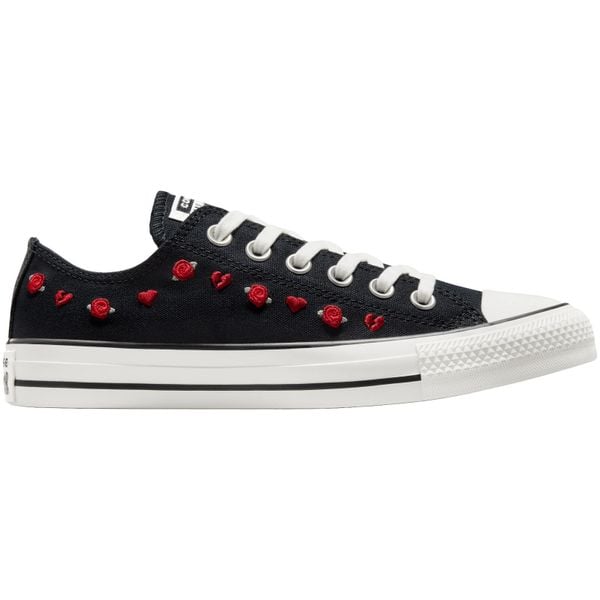 Buty sportowe Converse Chuck Taylor All Star Valentine Day. Czarne buty sportowe lifestyle Converse, bez wzorów, retro, bez zapięcia. Za 390.00 zł.