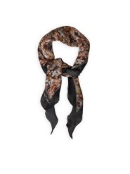 LAUREN RALPH LAUREN Szal 454972548002 Brązowy. Brązowe szaliki i kominy Lauren Ralph Lauren, bez wzorów, z jedwabiu. Za 299.99 zł.