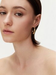 Guess Kolczyki JUBE05 160JW Złoty. Żółte kolczyki Guess, metalowe. Za 219.99 zł.