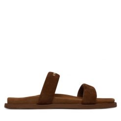 Klapki Inuikii. Brązowe klapki Inuikii, bez wzorów, bez obcasa, bez zapięcia. Za 839.99 zł.