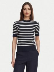 Tommy Hilfiger Sweter WW0WW49705 Granatowy Slim Fit. Niebieskie swetry Tommy Hilfiger, xs, bez wzorów, z syntetyku, bez ramiączek. Za 369.99 zł.