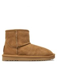 Mjuka Śniegowce Kellers NKELL201G Brązowy. Brązowe śniegowce Mjuka, bez wzorów, ze skóry, bez zapięcia. Za 449.99 zł.
