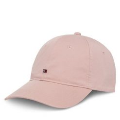 Czapka z daszkiem Tommy Hilfiger. Czerwone czapki z daszkiem Tommy Hilfiger, bez wzorów. Za 119.99 zł.