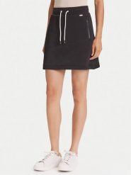 Guess Spódnica mini V5YD03 KBSL2 Czarny Regular Fit. Czarne spódnice Guess, l, z aplikacjami, z syntetyku, mini. Za 189.99 zł.