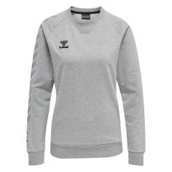 Damska bluza bawełniana Hummel Move Grid. Szare bluzy Hummel, xl, bez wzorów, z bawełny, sportowe, bez ramiączek, bez kaptura. Za 228.50 zł.