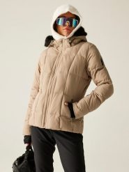Dare 2b Kurtka narciarska "Glamorize VI" w kolorze beżowym rozmiar: 36. Brązowe kurtki narciarskie Dare 2b, m, bez wzorów, bez kaptura, narciarskie. Za 233.87 zł.