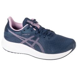 Buty do biegania Asics Patriot 13 1012B312-412 granatowe niebieskie. Niebieskie buty do biegania bez wzorów, z materiału, bez zapięcia, do biegania. Za 379.67 zł.