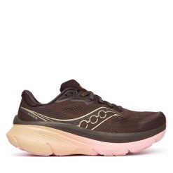 Buty do biegania Saucony. Brązowe buty do biegania Saucony, bez wzorów, bez zapięcia, do biegania. Za 699.99 zł.
