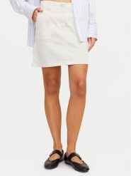 JJXX Spódnica mini Kendal 12266762 Écru Regular Fit. Spódnice JJXX, l, bez wzorów, z bawełny, mini. Za 99.99 zł.