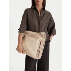 Torebka Lasocki. Brązowe torebki klasyczne Lasocki, bez wzorów, klasyczne, bez dodatków. Za 199.99 zł.