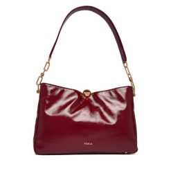 Torebka Furla. Czerwone torebki klasyczne Furla, bez wzorów, klasyczne, bez dodatków. Za 1,669.00 zł.