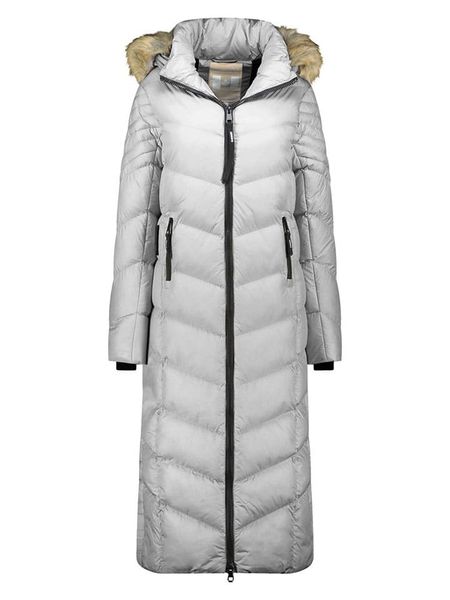 Canadian Peak Płaszcz zimowy "Capucineak" w kolorze jasnoszarym rozmiar: 3XL. Szare płaszcze Canadian Peak, na zimę, xl, bez wzorów, z puchu, bez kaptura. Za 283.48 zł.