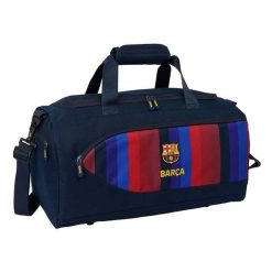 Oficjalna torba sportowa FC Barcelona 2026/27. Niebieskie torby sportowe safta, bez wzorów, z materiału, na ramię, duże. Za 219.60 zł.