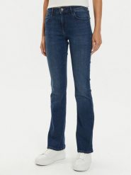 Wrangler Jeansy 112356395 Granatowy Bootcut Fit. Niebieskie jeansy Wrangler, bez wzorów, z bawełny. Za 279.99 zł.