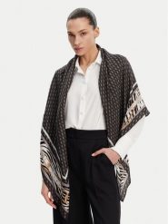 Guess Chusta AW5302 SIL03 Czarny. Czarne chusty Guess, z aplikacjami, z materiału. Za 249.99 zł.