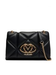 LOVE MOSCHINO Torebka JC4041PP1NLC0000 Czarny. Czarne kopertówki Love Moschino, bez wzorów, ze skóry, wizytowe, bez dodatków. Za 829.99 zł.