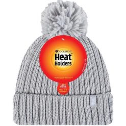 Zimowy Kapelusz Damski Arden Jasnoszary z Wolmixu. Szare kapelusze HEAT HOLDERS, na zimę, bez wzorów, eleganckie. Za 166.99 zł.