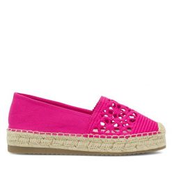 Espadryle Jenny Fairy. Czerwone espadryle Jenny Fairy, bez wzorów, bez obcasa. Za 53.99 zł.