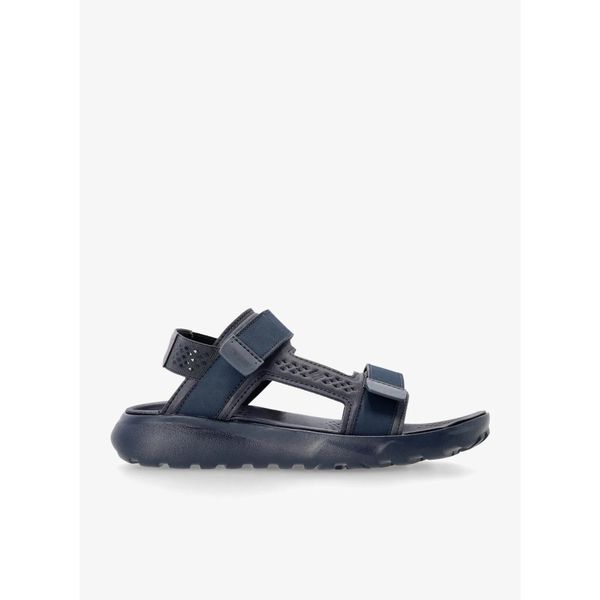 Sandały turystyczne damskie Columbia Peakfreak Roam Sandal. Niebieskie sandały Columbia, bez wzorów, sportowe, bez obcasa, bez zapięcia. Za 219.99 zł.