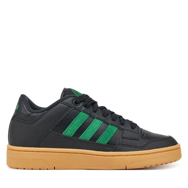 Buty do koszykówki adidas. Czarne buty treningowe adidas, bez wzorów, bez zapięcia, do koszykówki. Za 119.99 zł.