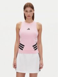 Adidas Top Future Icons 3-Stripes JE0191 Różowy Slim Fit. Czerwone topy adidas, s, bez wzorów, z bawełny, bez kołnierzyka, bez ramiączek. Za 139.99 zł.