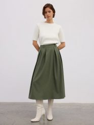 BGN Spódnica w kolorze khaki rozmiar: 38. Brązowe spódnice BGN, na co dzień, bez wzorów, maxi, proste. Za 100.99 zł.