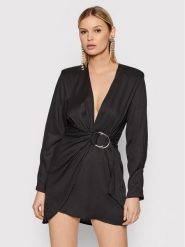 IRO Sukienka koktajlowa Hela Czarny Slim Fit. Czarne sukienki Iro, bez wzorów, z lyocellu, wizytowe, bez kołnierzyka, bez ramiączek. Za 1,619.00 zł.