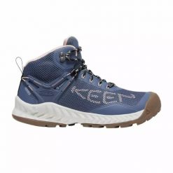 Buty trekkingowe damskie Keen Nxis Evo Wp Mid. Czerwone buty trekkingowe Keen, bez zapięcia. Za 423.00 zł.