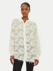Marella Koszula Douglas 2423116022 Écru Regular Fit. Koszule Marella, bez wzorów, z syntetyku, bez kołnierzyka, bez ramiączek. Za 439.99 zł.