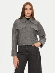 Brave Soul Kurtka przejściowa LJK-IZAI Szary Regular Fit. Szare kurtki Brave Soul, bez wzorów, z syntetyku, bez kaptura. Za 259.99 zł.