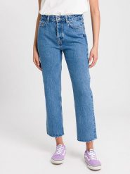 Cross Jeans Dżinsy "Karlie 006" - Regular fit - w kolorze niebieskim rozmiar: W29. Niebieskie jeansy Cross Jeans, z aplikacjami, z bawełny, klasyczne, z podwyższonym stanem. Za 141.19 zł.