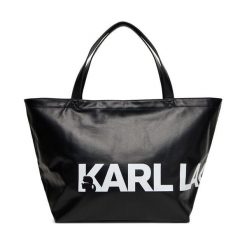 Torebka KARL LAGERFELD. Czarne torebki klasyczne KARL LAGERFELD, bez wzorów, bez dodatków. Za 499.99 zł.