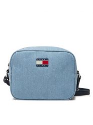 Tommy Jeans Torebka Tjw Ess Must Camera Bag Denim AW0AW17289 Niebieski. Niebieskie listonoszki Tommy Jeans, bez wzorów, z denimu, bez dodatków. Za 189.99 zł.