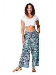 Ipanima Spodnie w kolorze fioletowo-turkusowym rozmiar: 34-40. Fioletowe spodnie materiałowe Ipanima, bez wzorów, z materiału. Za 78.99 zł.