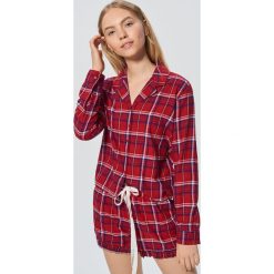 Dwuczęściowa piżama w kratę - Czerwony. Piżamy marki Cropp. W wyprzedaży za 49.99 zł.