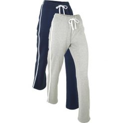 Spodnie sportowe (2 pary), długie, Level 1 bonprix ciemnoniebieski + jasnoszary melanż. Spodnie dresowe marki Nike. Za 59.99 zł.