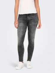 ONLY Dżinsy - Skinny fit - w kolorze szarym rozmiar: M/L32. Szare jeansy ONLY, l, bez wzorów. Za 123.25 zł.