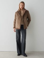 OPUS Dwustronna kurtka przejściowa "Henola" w kolorze brązowym rozmiar: 40. Brązowe kurtki Opus, bez wzorów, bez kaptura. Za 217.99 zł.