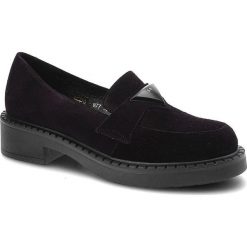 Fioletowe Mokasyny Lamanti Damskie Modne Buty. Fioletowe mokasyny LAMANTI, bez wzorów. Za 323.99 zł.