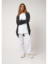 AUTHENTIC CASHMERE Kaszmirowy kardigan "Cimet" w kolorze antracytowym rozmiar: L. Czarne swetry AUTHENTIC CASHMERE, l, bez wzorów, z kaszmiru, bez ramiączek. Za 454.95 zł.