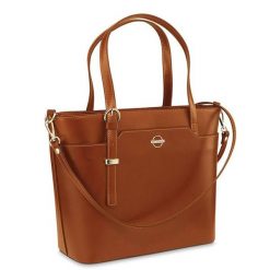 Torebka skórzana BETLEWSKI BVP-109 camelowa. Brązowe torebki klasyczne Betlewski, bez wzorów, ze skóry, bez dodatków. Za 439.00 zł.