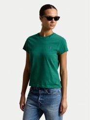 Polo Ralph Lauren T-Shirt 211B14605027 Zielony Regular Fit. Zielone t-shirty Polo Ralph Lauren, xl, bez wzorów, z bawełny, bez kołnierzyka, bez ramiączek. Za 399.99 zł.